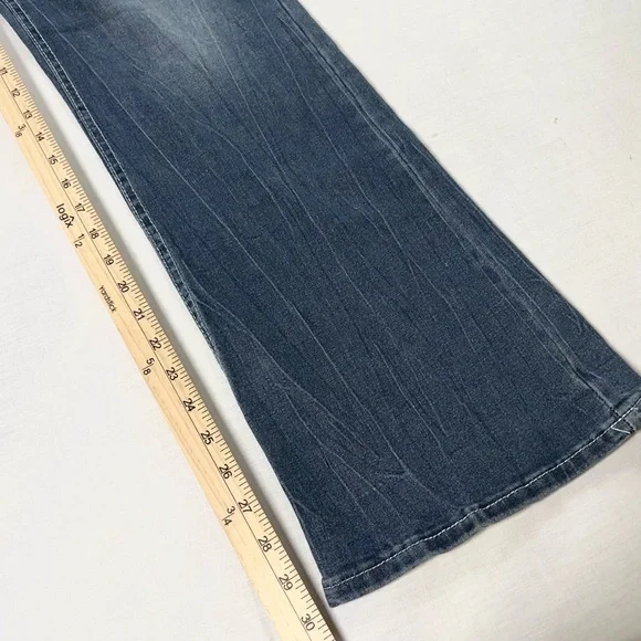 Vintage unknown brand Bootcut Jeans Women’s Size XXL Flared Stretchy Denim B-24 - Picture 4 of 9